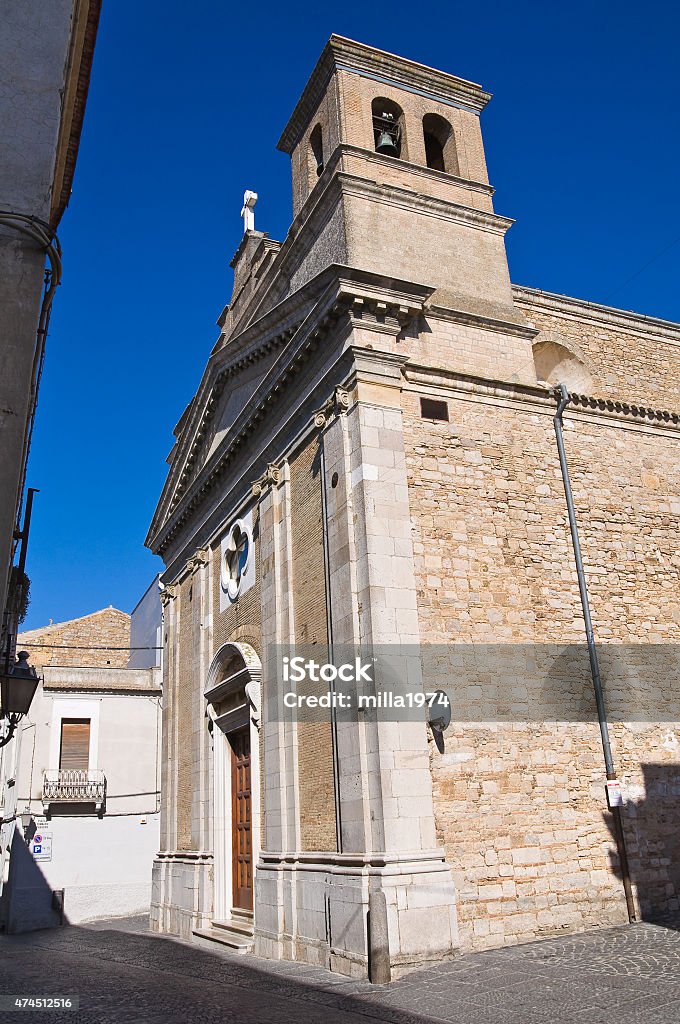 Basilica church of St. Basilio. Troia. Puglia. Italy. 2015 Stock Photo