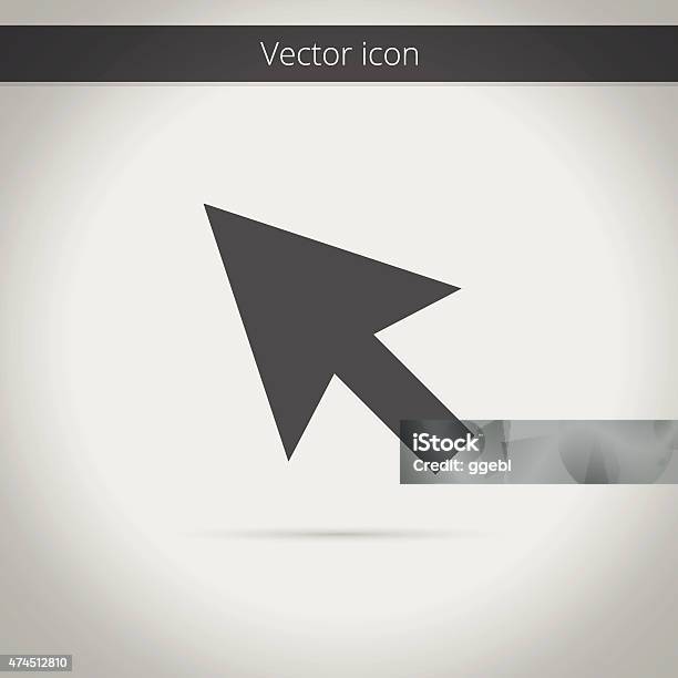 Clean Vector Icon Stock Illustration - Download Image Now - 2015, Computer, Cursor