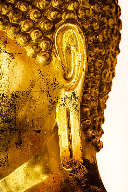 istock Golden Buddha Ear Detail 474513699