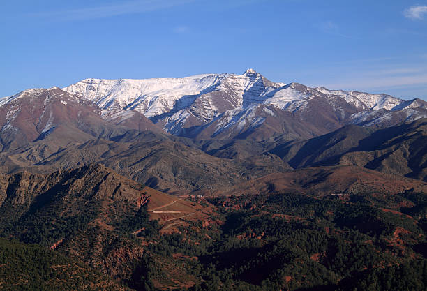 istock Morocco, High Atlas Mountains, snowcapped peaks. 474515367