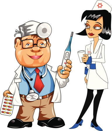 Doctor And Nurse Stock Illustration - Download Image Now - Adult, Adults  Only, Assistance - iStock