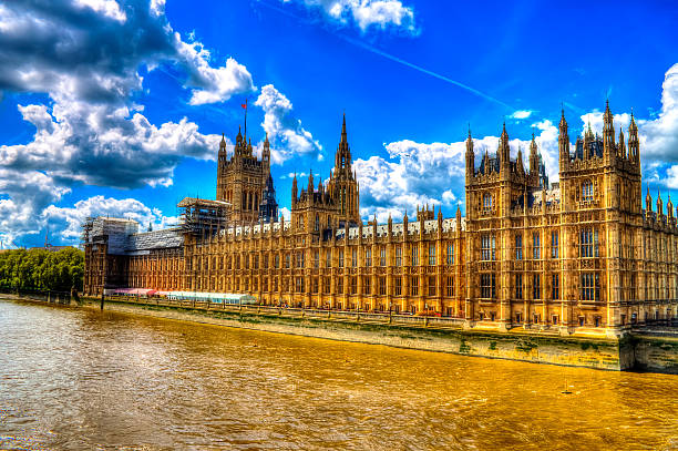 maisons du parlement, - big ben london england hdr houses of parliament london photos et images de collection