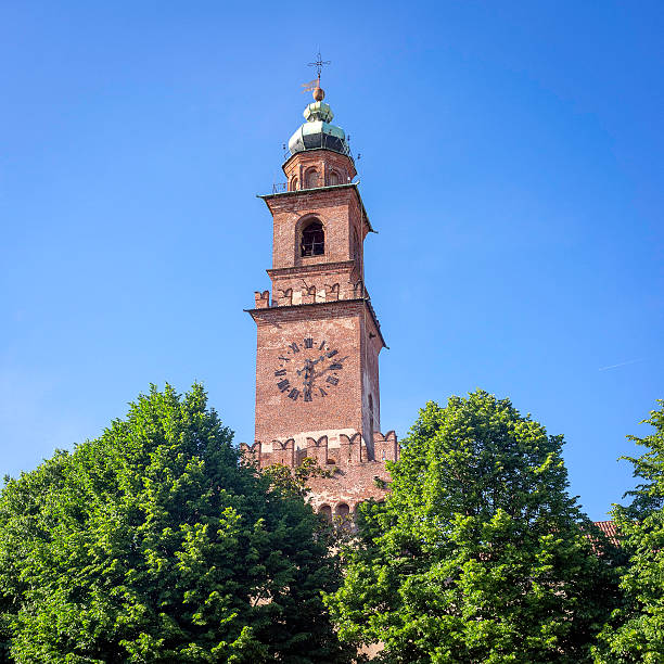 istock Vigevano, Italy, Torre del Bramante clock tower. Color image 474520680