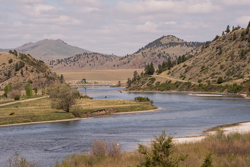 The picturesque Missouri River in Montana, a favorite place for fly fishing