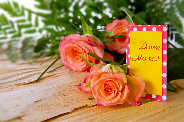 istock Mother's Day card and roses. 474523316