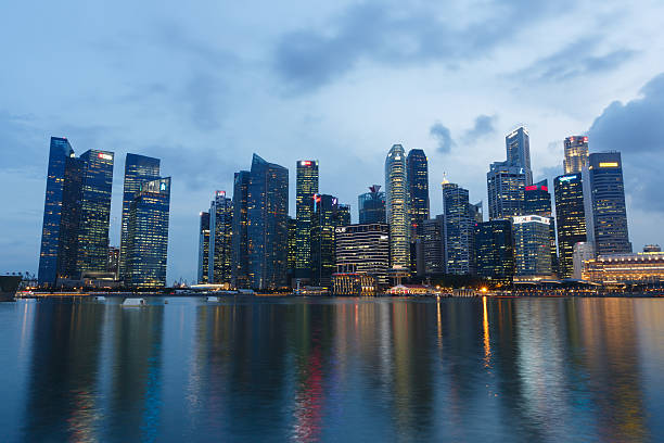 istock Singapore Skyline at Dusk 474523798