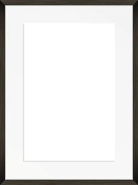 Vector illustration of Vector blank of Photo frame