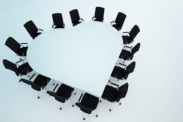 istock Conference table and chairs in meeting room 474527969
