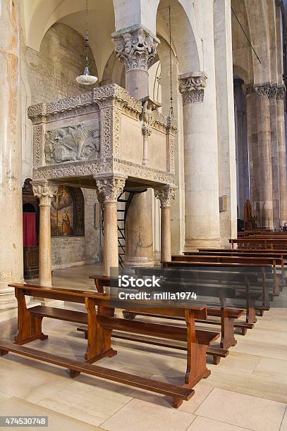 Cathedral Of Troia Puglia Italy Stock Photo - Download Image Now - 2015, Ancient, Architecture