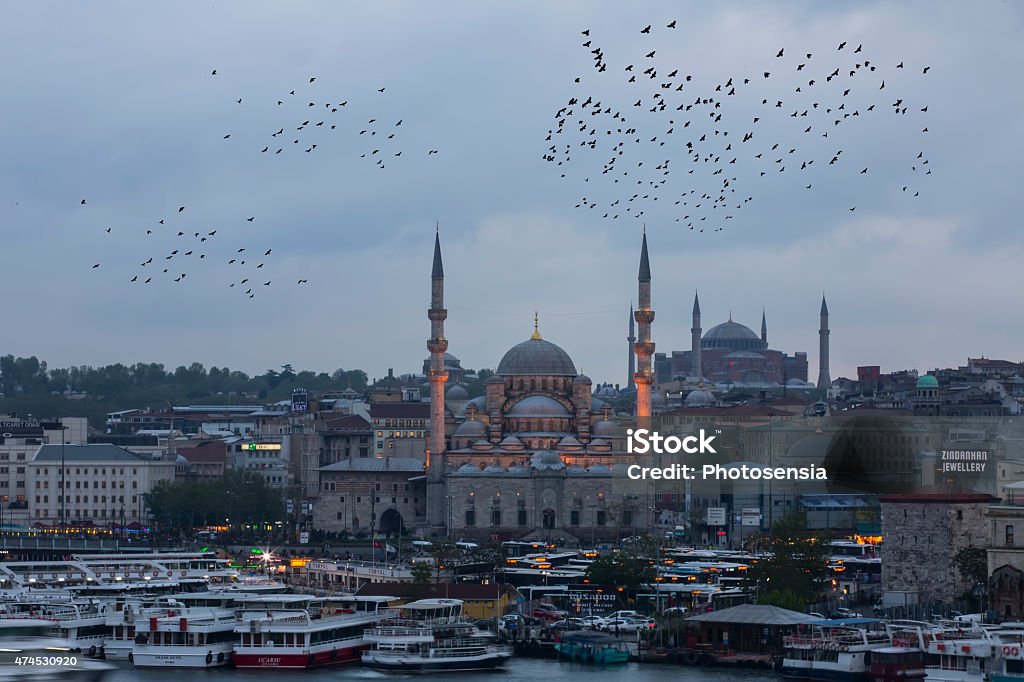 Istanbul Beautiful views of Istanbul.. 2015 Stock Photo