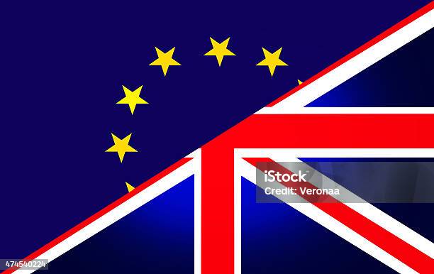 European Union And Uk Flag Stock Illustration - Download Image Now - 2015, All European Flags, Banner - Sign