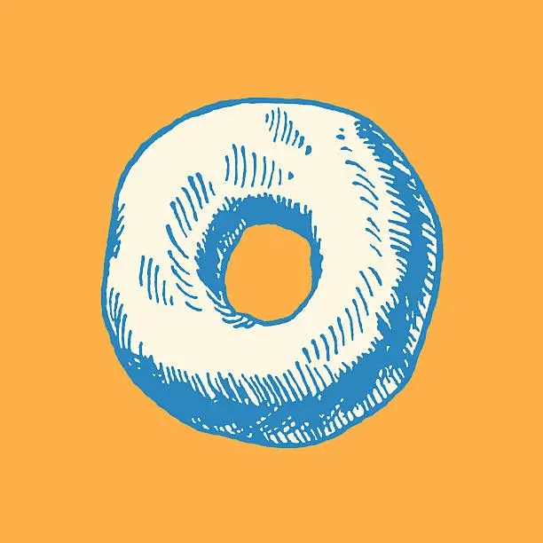 Vector illustration of Doughnut