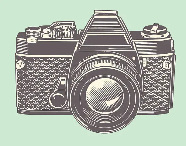 Vector illustration of 35mm Camera