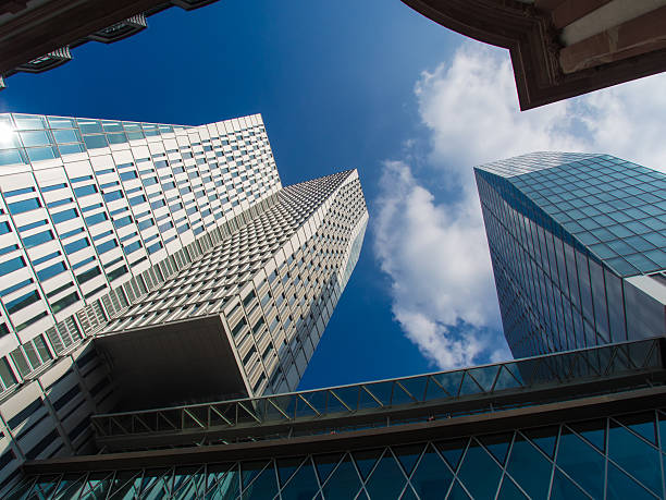 istock Modern architecture: Skyscrapers in Frankfurt, Germany 474552012