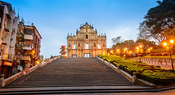 ruins of st. paul's - 澳門 圖片 個照片及圖片檔