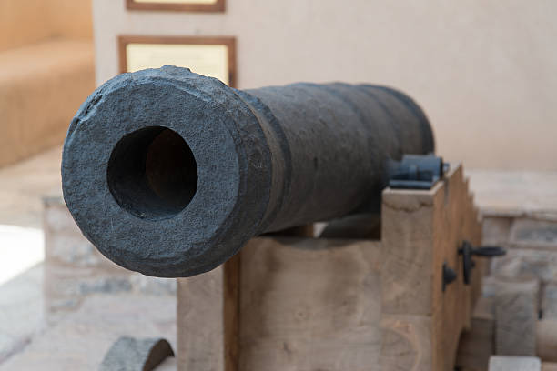 istock Cannon in Nizwa fort 474560896