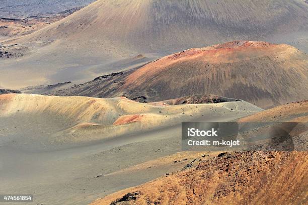 Colorful Volcanic Cinder Cones Stock Photo - Download Image Now - 2015, Beauty In Nature, Colors