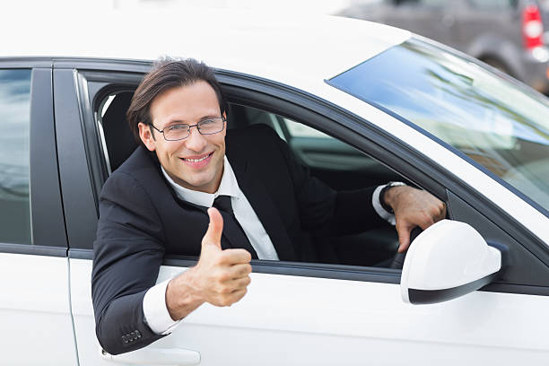 istock Smiling businessman with thumb up 474562764