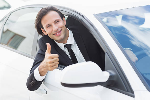 istock Smiling businessman with thumb up 474562770