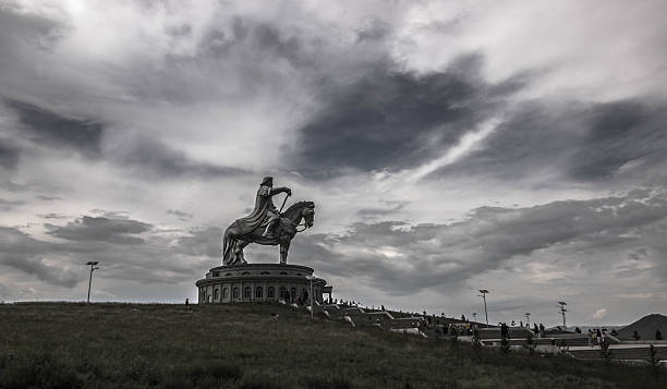 istock Genchis Khan Monument In The Distance 474563370