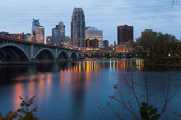 istock Minneapolis Minnesota skyline across the Mississippi river 474564270