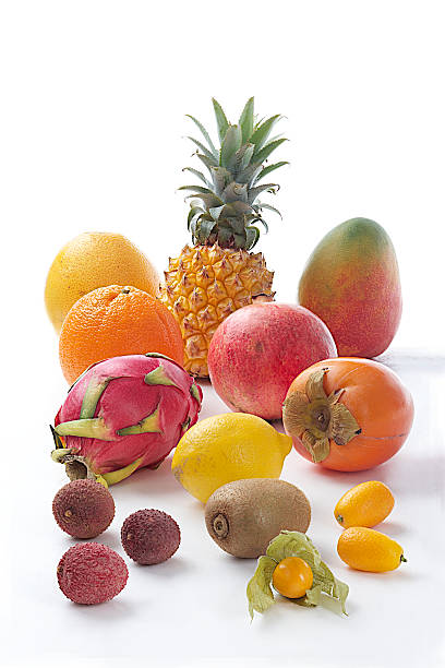 istock variety of Exotic fruits 474568111