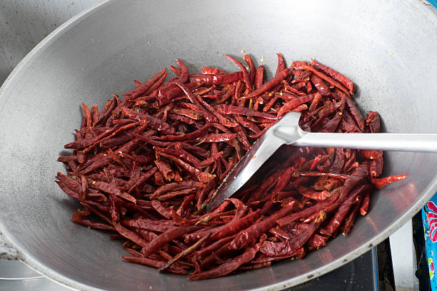 Chilli dry in the pan