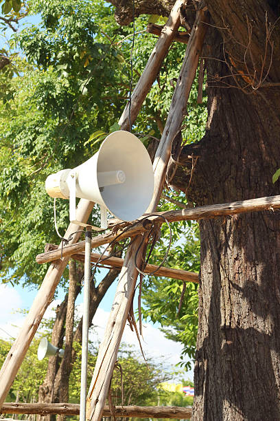 istock Megaphone is in a garden at the park 474573058