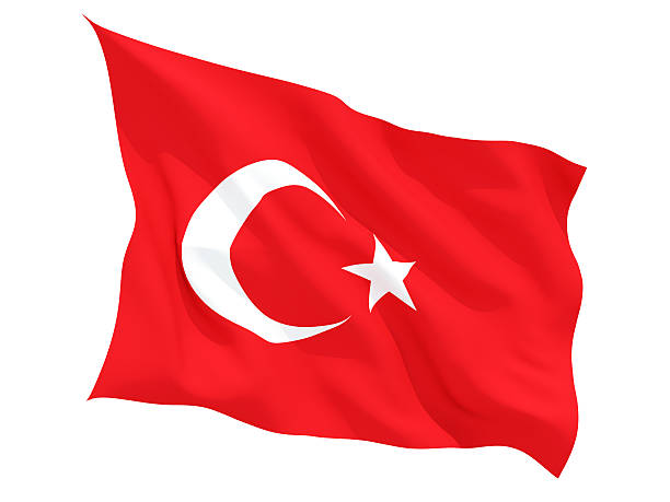 istock Waving flag of turkey 474577348