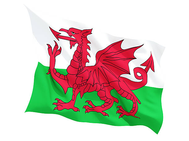 istock Waving flag of wales 474578206