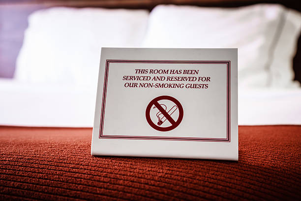 istock No Smoking Sign in Hotel Room 474581335