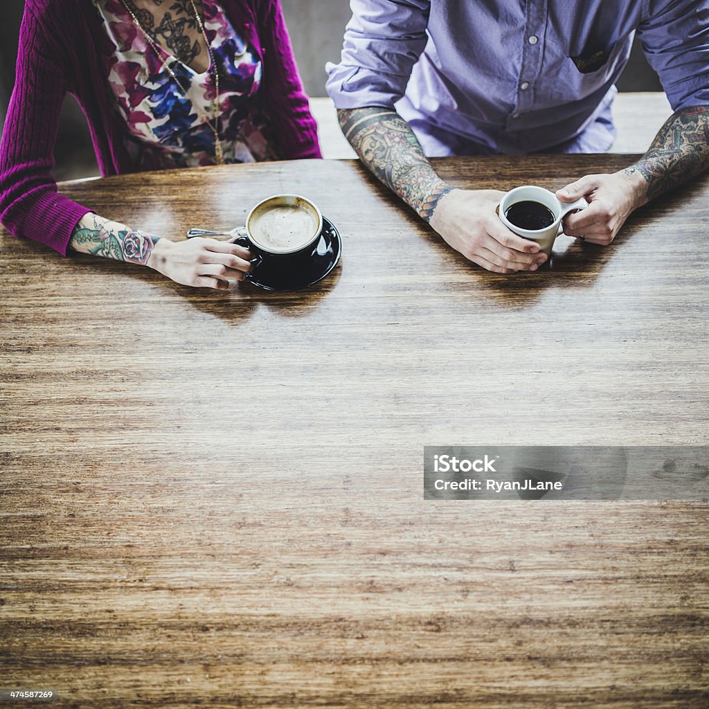 Couple moderne à café - Photo de Café - Boisson libre de droits