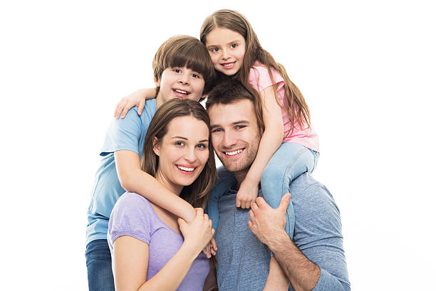 istock Young family with two kids 474594556