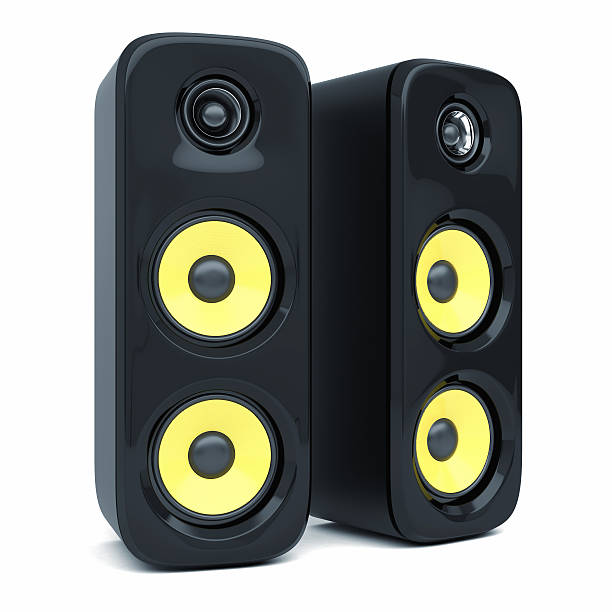 istock Modern power sound speakers 474597197