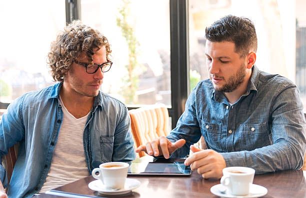 istock Casual meeting in a Cafe 474600214