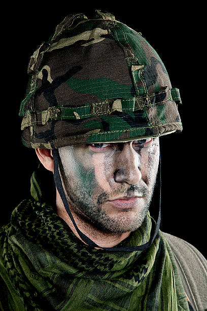 istock Portrait of a soldier 474602189