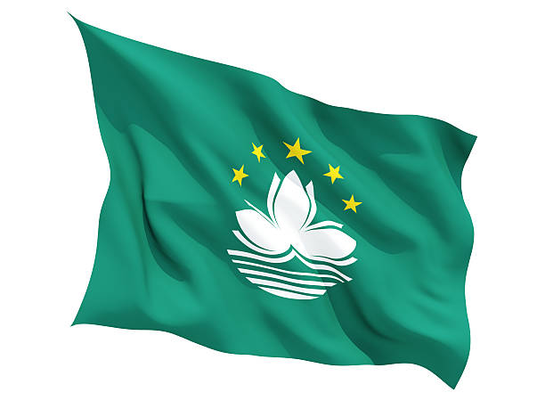 istock Waving flag of macao 474602908