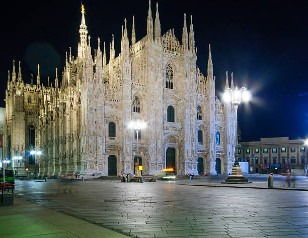 1,600+ Milan Cathedral By Night Stock Photos, Pictures & Royalty-Free ...