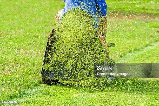 Lawnmower Stock Photo - Download Image Now - 2015, Agricultural Machinery, Cutting