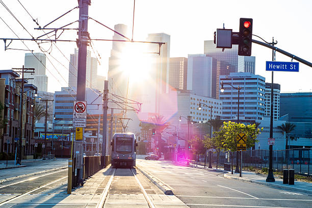istock Sunset in Downtown Los Angeles 474607650