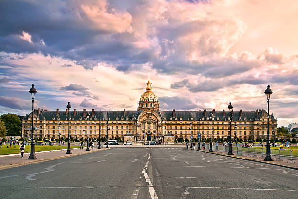 he National Residence of the Invalids. Paris stock photo