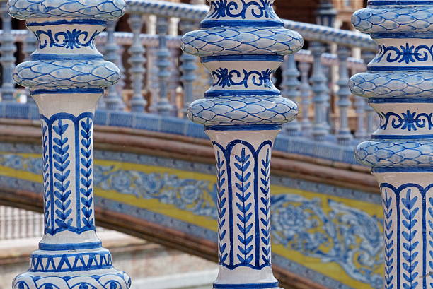 istock Azulejos Plaza de Espana in Seville 474610950