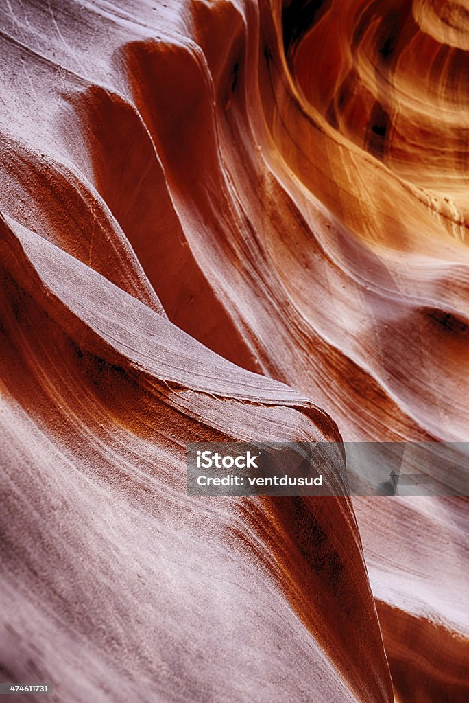 Das Antelope Canyon, Seite - Lizenzfrei Abstrakt Stock-Foto