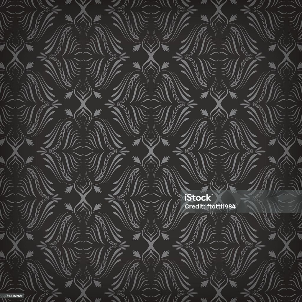 Vector seamless wallpaper Dark wallpaper with abstract seamless pattern, vector illustration 2015 stock vector