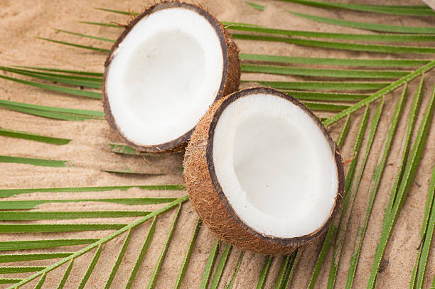 istock Coconut on tropical sand beach 474617561