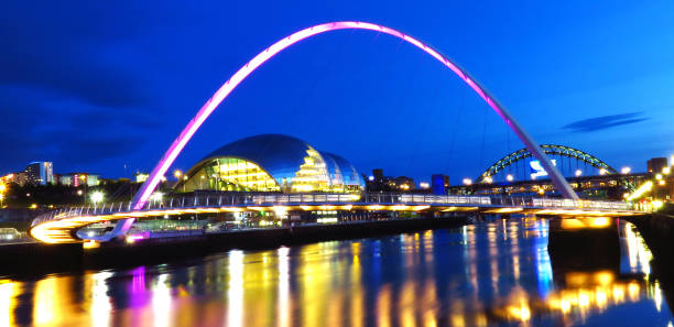 istock Millennium Bridge at Newcastle Quayside at Night 474618572