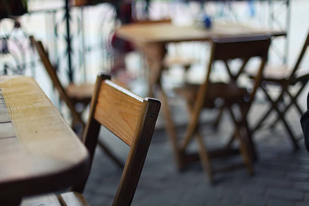 istock tables and chairs in the bar 474618932