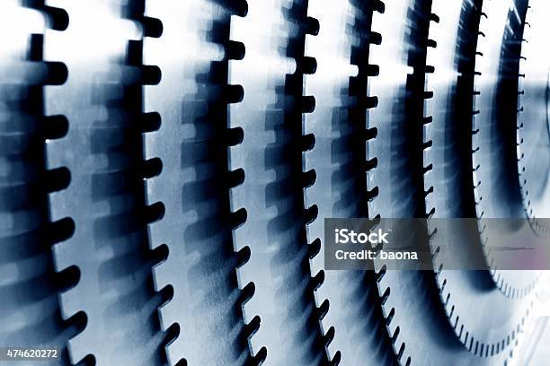 Circular Saw Blades Stockfoto und mehr Bilder von 2015 - 2015, Ausrüstung und Geräte, Baugewerbe