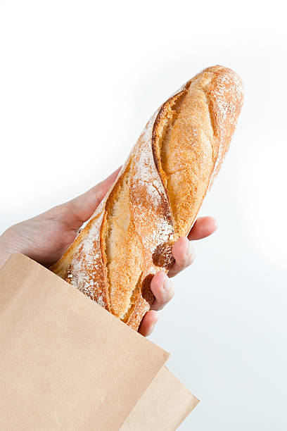 istock Fresh French baquette bread 474623182