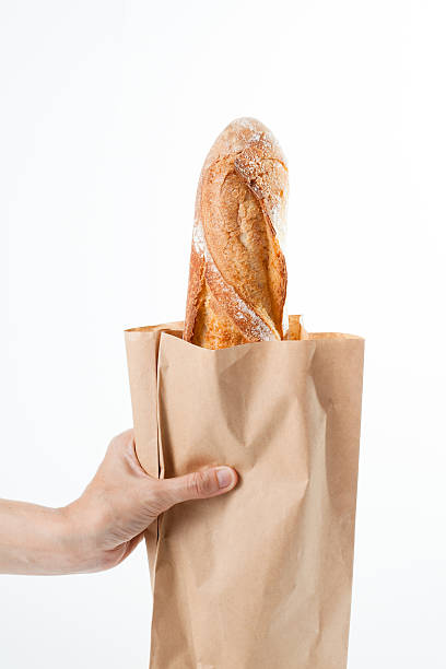 istock Fresh French baquette bread 474623364